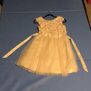 Tie no zipper pink dress